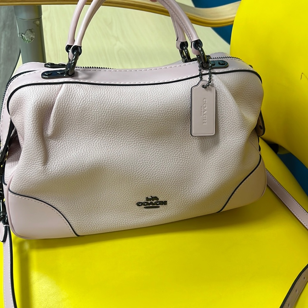 Pink coach bag